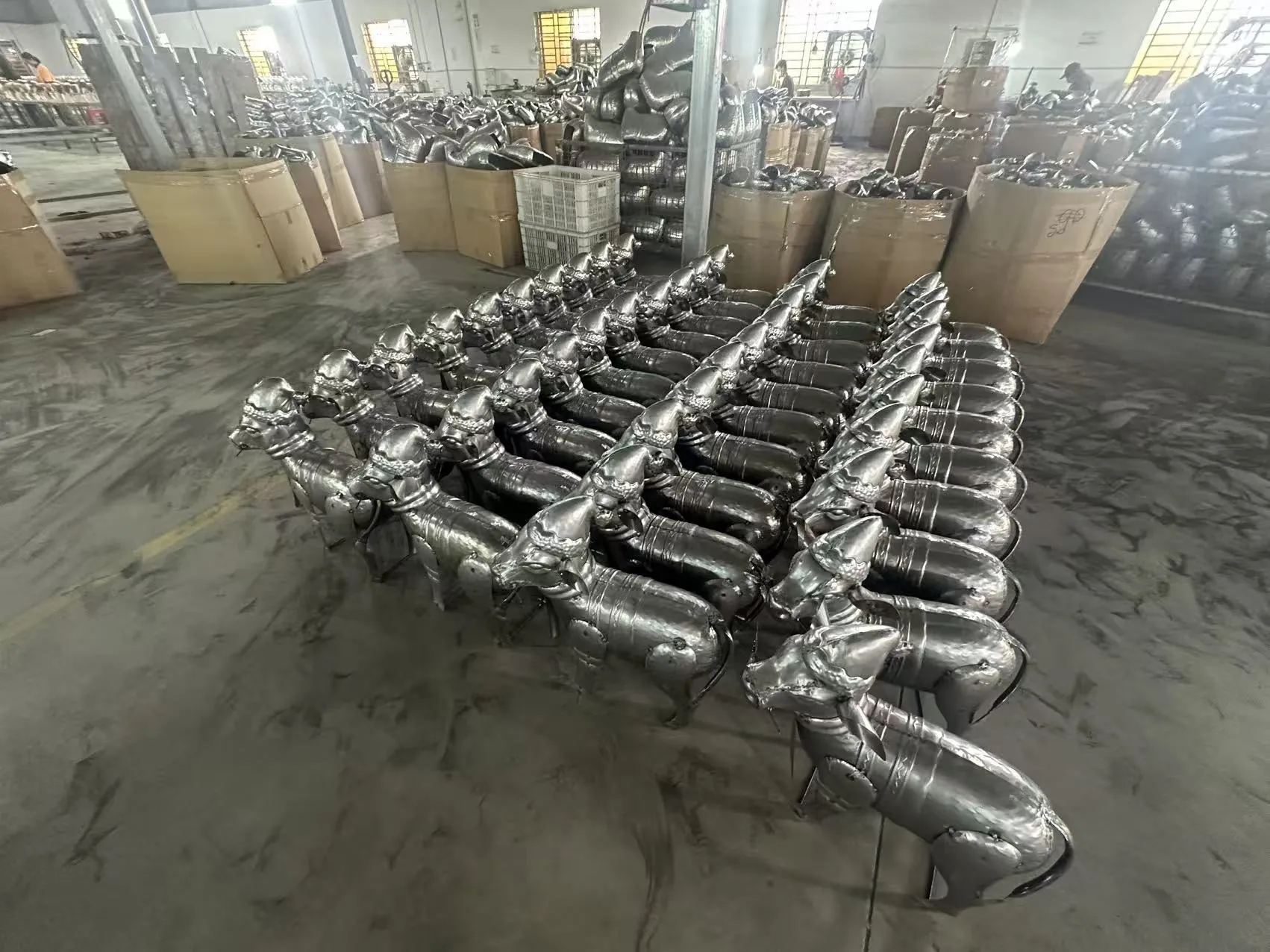 Metal Components Before Finishing